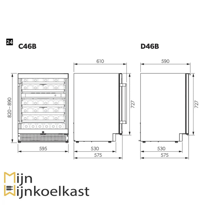 Dometic Wijnkoelkast | D46BB